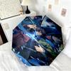 Japanese-style cartoon Demon Slayer Kamado Tanjiro & Kamado Nezuko umbrella including home travel and outdoor activities Multi functional umbrella 14