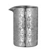 Cocktail Mixing Glass Etched W Spirit Pattern Double Walled Stainless Steel Pitcher Design Bartending Glasses Barware Essentials