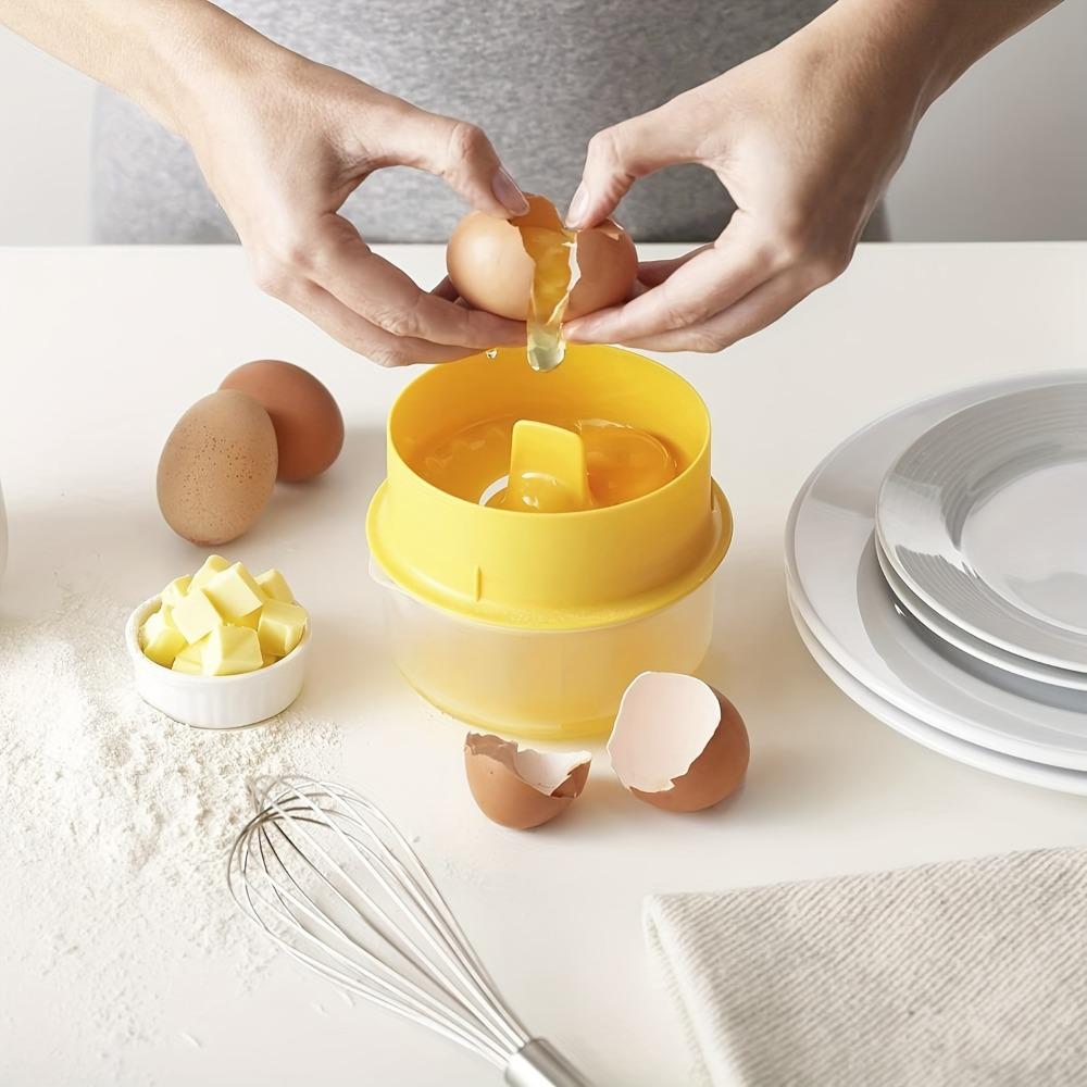 1PC Large Capacity Egg Yolk Separator - Easy To Clean Egg Yolk and Protein Filter for Kitchen and Restaurant, Durable Plastic