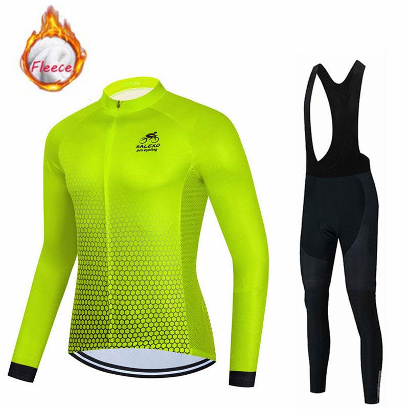 2026 Winter Warm Fleece Cycling Suit Racing Bike Cycling Suit Mountain Bike Cycling Suit