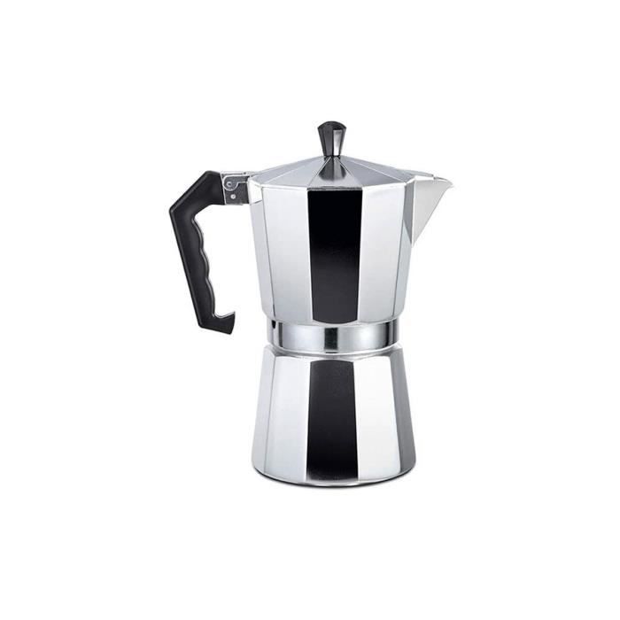 Kaffekanne - EDM - Aluminium - 6 Kopper - Kompatibel med alle typer kjøkken - Krom Flerfarget