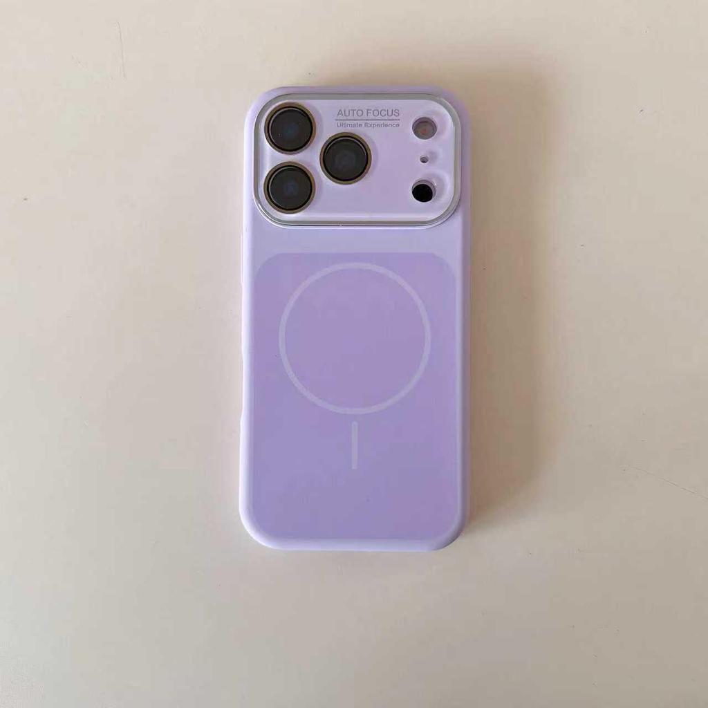 Silicone Magnetic Ring Case for iPhone 17 Pro Max with Apple 16 Large Window Protection