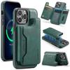 MAGKING K3 Series For iPhone 13 Pro Max Case Compatible with MagSafe Wallet PC+TPU+PU Phone Cover