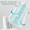 Portable Sanitization Electric Bottle Brush Featuring Build In Drying Rack & Included Silicone Nipple Brush for Home