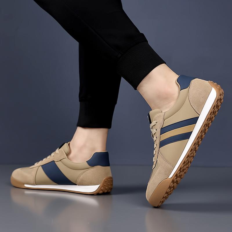 Fashion 2025 New Casual Shoes for Men Comfortable Male Vulcanize Shoes Design Sneakers Man Leather All-match Breathable Skate Shoes