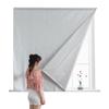 Sun Protection Light Blocking Curtains Punch-free Sunshade Curtain Cloth  Balcony