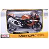 Maisto 1/12 Scale Suzuki GSX-R1000 Gold / Diecast Model Car, Motorcycle, Finished Product 05218