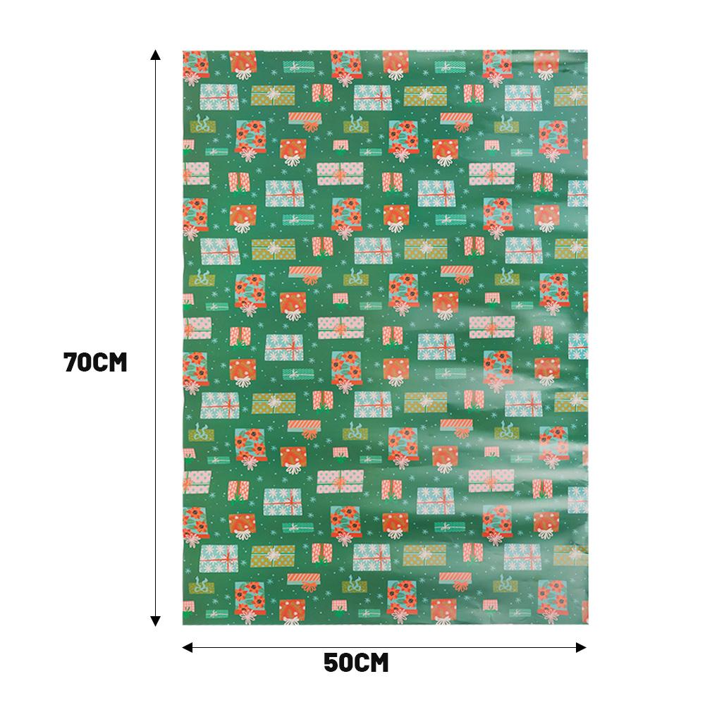 

Новая Рождественская Упаковочная Бумага Санта Клаус Снежинка Лось Рождество Новый Год Упаковочная Бумага Праздничная Атмосфера Украшение 50 x 70cm