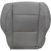 SecosAutoparts Driver Bottom Leather Replacement Seat Cover Gray Compatible with Nissan Titan LE XE 2005 2006 2007 2008 2009 2010 2011 2012 2013 2014