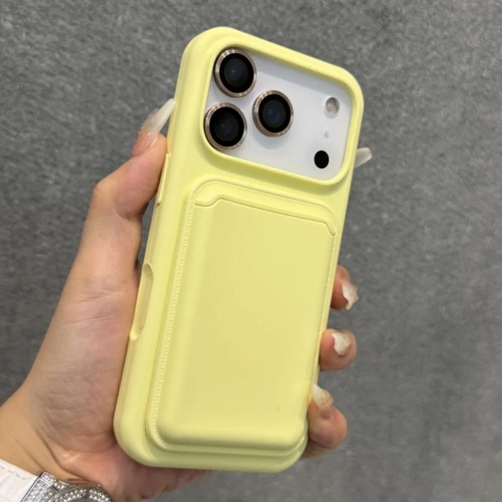 

Magnetic Liquid Silicone Phone Case for For Iphone 16 17 1 14 13 12 11 Pro Max with Card Bag Wallet Shockproof Cover iPhone 11 Pro