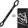 5/16”-1/2”, 9/16”-7/8” Self-tightening Double-ended Multi-purpose Wrench Wrench Chrome Vanadium Steel Repair Tool