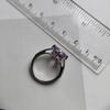 Серебряное кольцо с натуральным аметистом 3.923ct, вес изделия 3,35 гр (2178996)