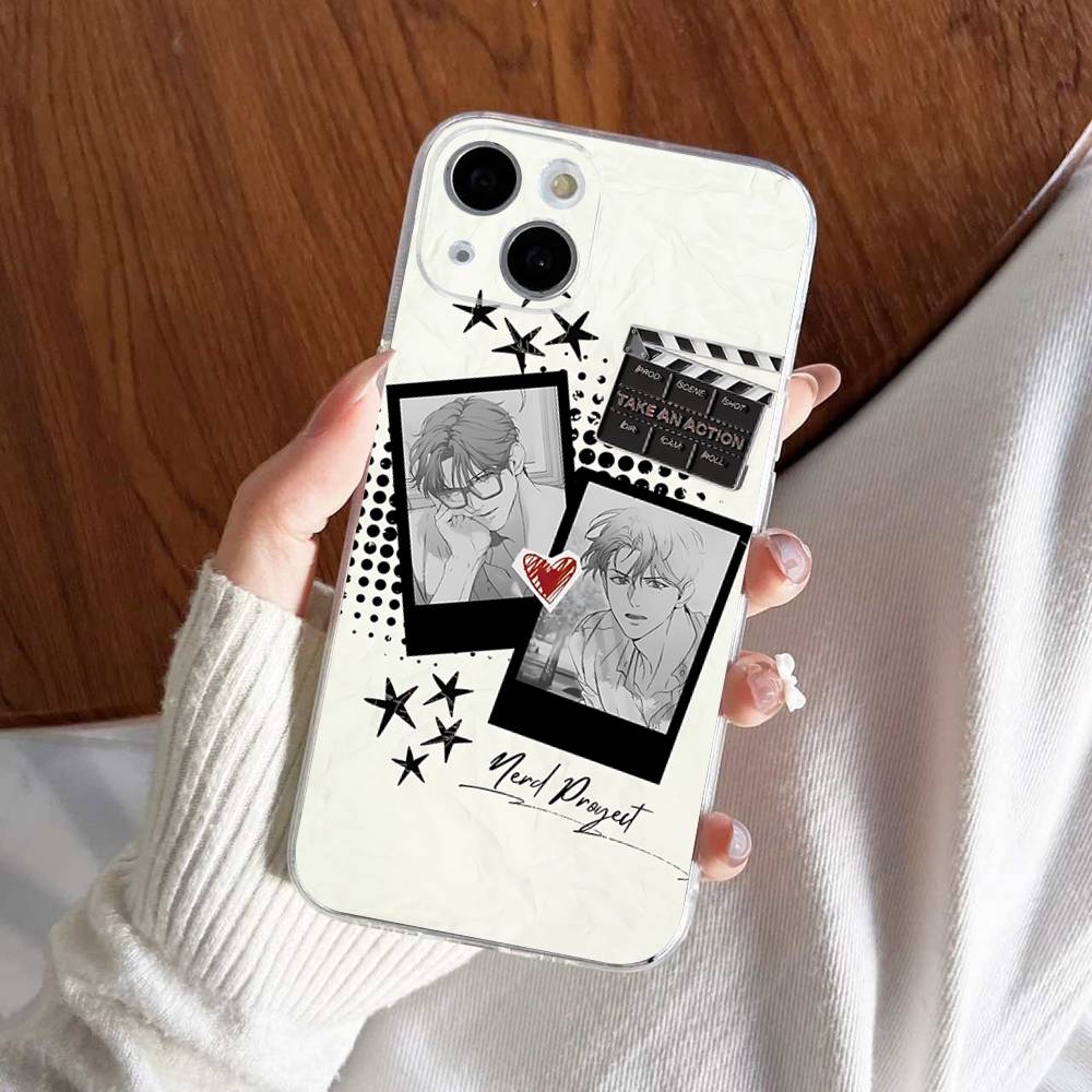 Nerd Project bl Anime For iPhone 11 12 13 14 15 16 17 Pro Max Plus 13 Mini Silicone Soft Transparent Back