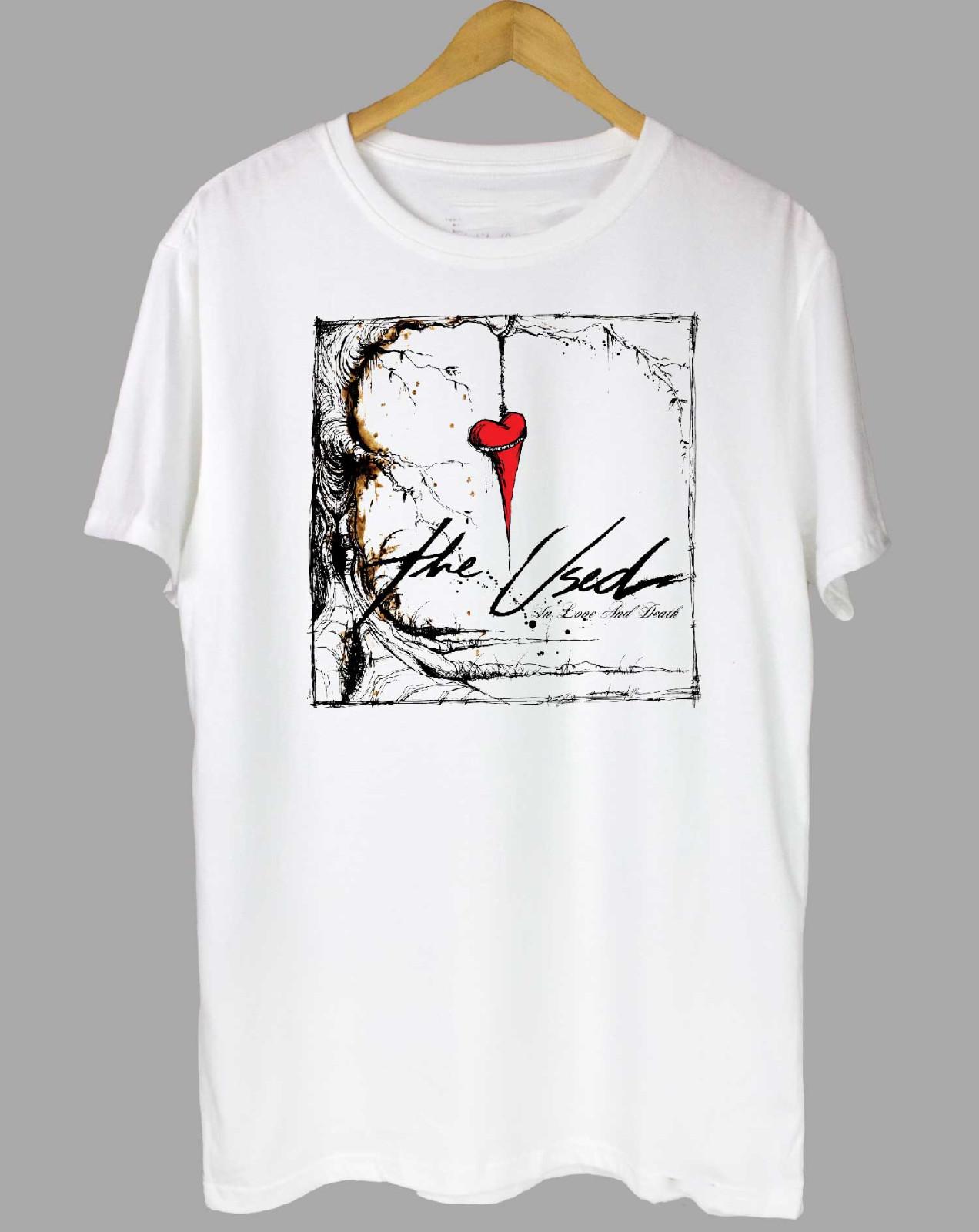 The Used In Love Death Band Gift For Fan T-shirt All Size S to 4XL S