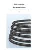 New Cross-Border Bend USB Charging Cable, Double-Sided USB Plug, Compatible with Huawei & Samsung Fast Charging Type-C
