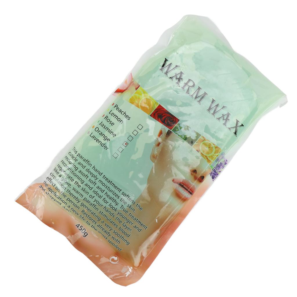 Wosk Parafinowy 450g Głęboko Nawilżający Wosk Parafinowy Koraliki Kostki na Dłonie Stopy Sucha Skóra Sztywna