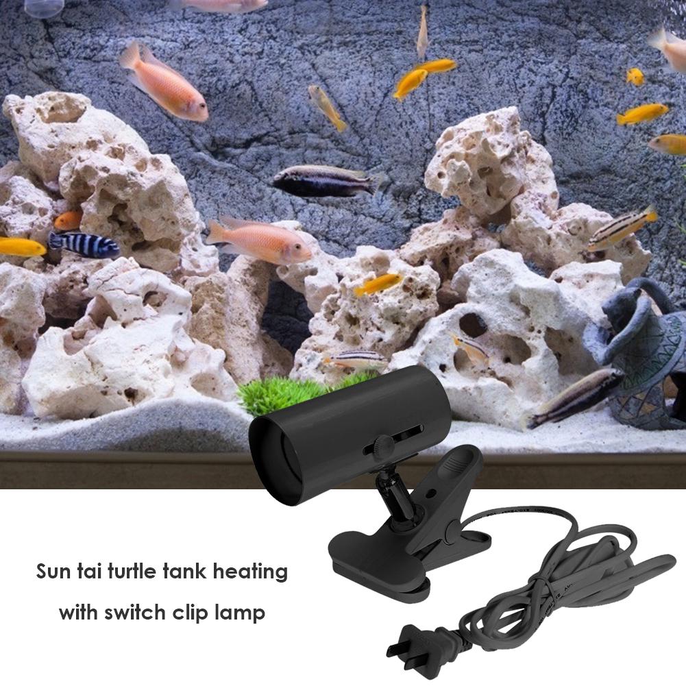 E27 Pet Light Holder Heating UVA UVB Clip-on Bulb with Cover Reptile Lamp Set Energy Saving Lighting Accessories