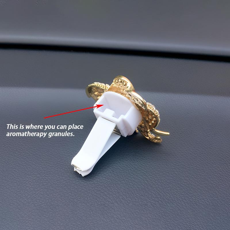 1Pcs Cute Elephant Car Air Freshener Vent Clip For Air Conditioning Vents And Interior Decoration