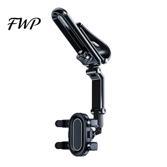 Anti-slip Phone Holder Sun Visor Secure Car Mount Anti-Slip Clamp Rotatable 360-Degree Adjustable for Most Smartphones Mobile