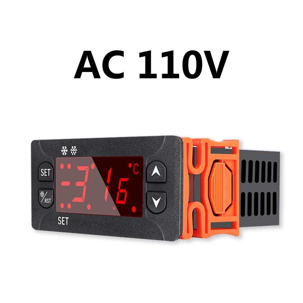 ETC-512B Digital Thermostat Temperature Controller Thermometer Sensor Hygrometer 12V 24V 220V Refrigeration Alarm