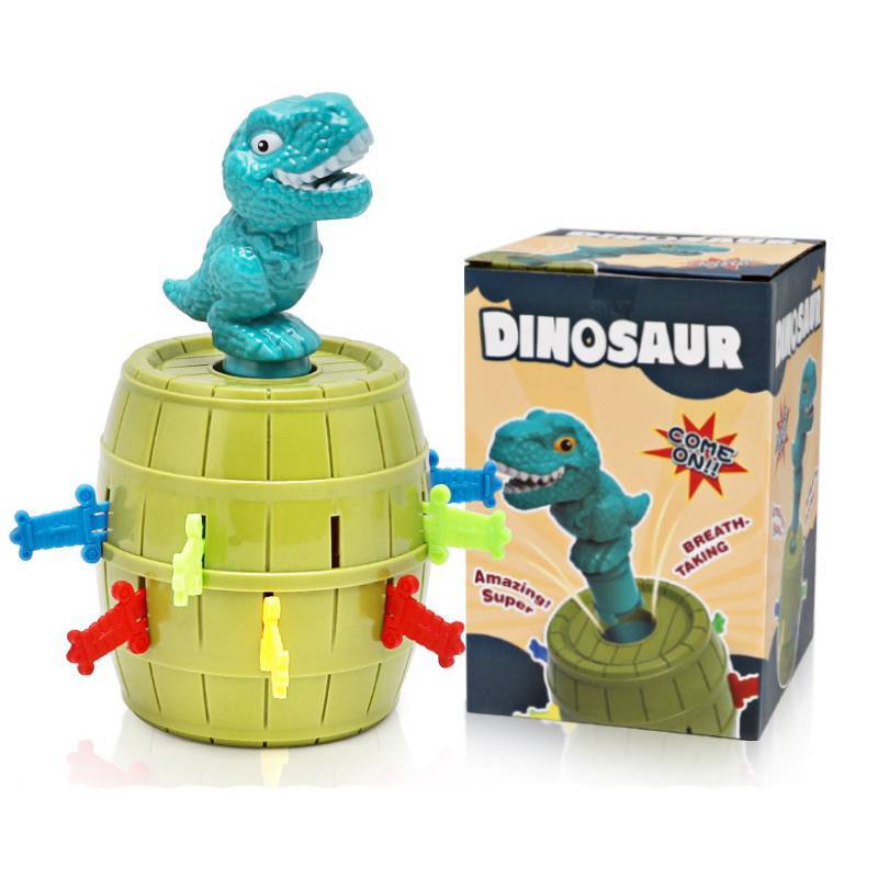 Pop Up Dinosaur Barrel Toy Funny Stabbing Barrel Game For Kids Adults Party