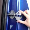 Nouveau 4 pièces Style de Voiture Couvercle de Serrure de Porte Acier Inoxydable Auto Loquet de Porte Garniture Autocollante Pour BMW Série 3 G20 Série 2 G42 iX-xDrive50