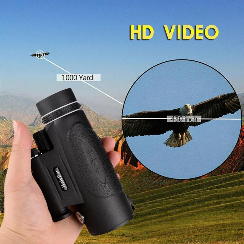 Outdoor Day Night Vision Monocular, Weatherproof Hiking Telescope, Waterproof Optical Scope
