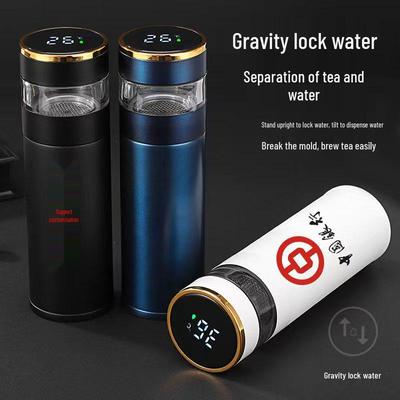 316 Stainless Steel Insulated Cup with Smart Temperature Display and Tea Infuser – Ideal Business Gift