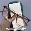 Fashionable Women Men Diopter Minus Glasses High Definition Short Sight Eyewear Vintage Square Frame Optical Spetacle Eyeglasses