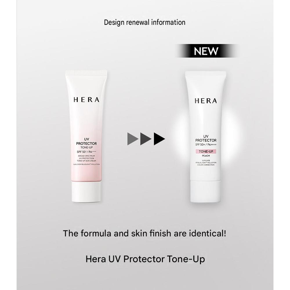 Hera Protector UV Tono Iluminador Crema Solar SPF50+ PA++++ 50ml – Iluminadora e Hidratante Defensa UV Diaria, Coreana