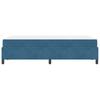 Bed Frame with Mattress Dark Blue 120 x 190 cm Fabric