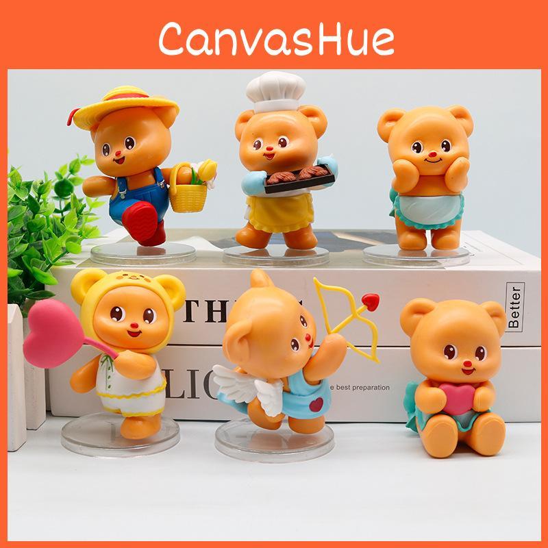 Bear Butter Lovable Pvc Figurine For Creative Desk Decor And Trendy Collectible