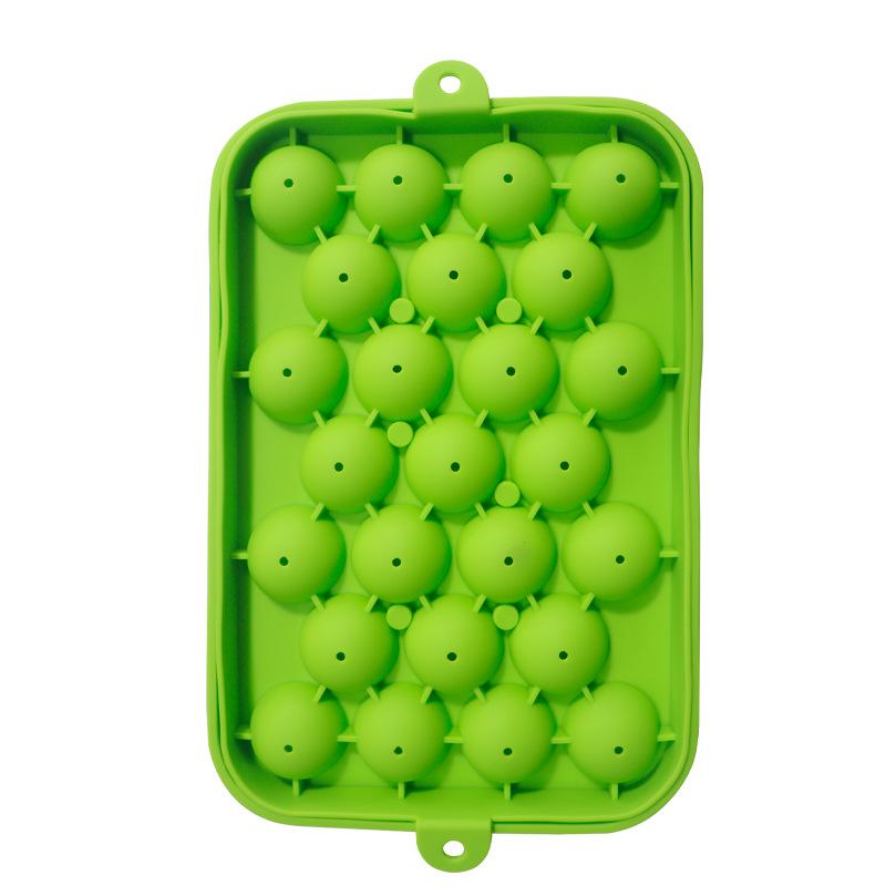 25 Grids Silicone Ice Ball Mold with Lid Easy  Treats for Gatherings
