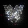 3pieces Crystal Car Stickers, Bling Butterfly Crystal Rhinestone Car Sticker Decal, Bling Butterfly Car Decorations