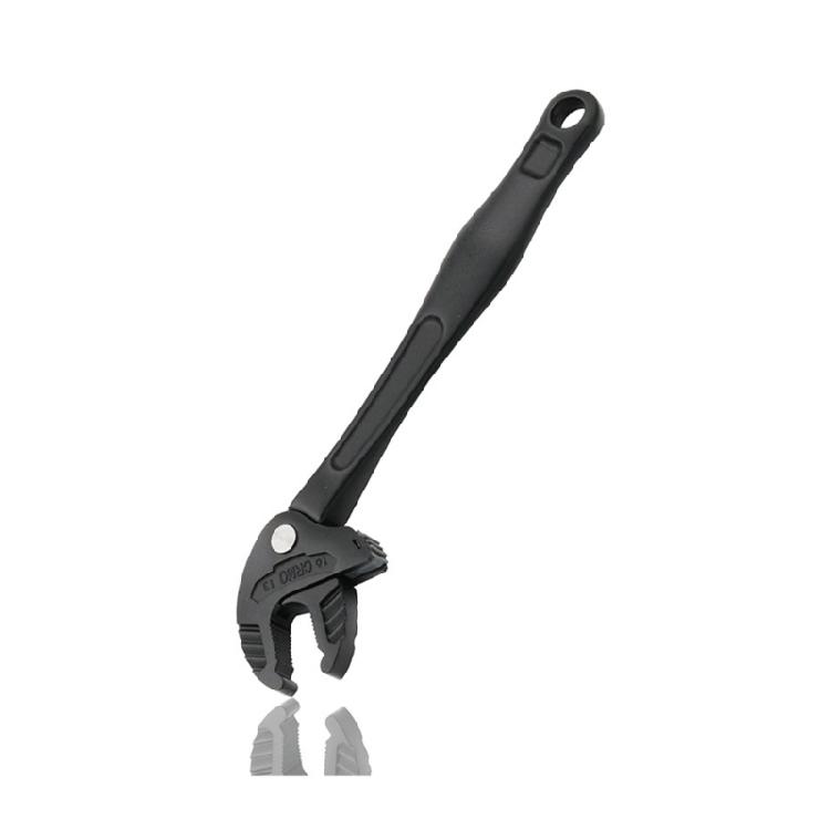 Industrial Claw Wrench Adjusting Ratchet with Wide Jaw for Automotive Piping Manufacturing Ergonomic Accessories