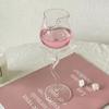 Bicchieri da Vino Rosso a Forma di Rosa Bicchieri da Vino a Forma di Rosa con Petali di Rosa Colorati 150/400ml Calice da Vino Rosso a Forma di Rosa Coppa da Cocktail