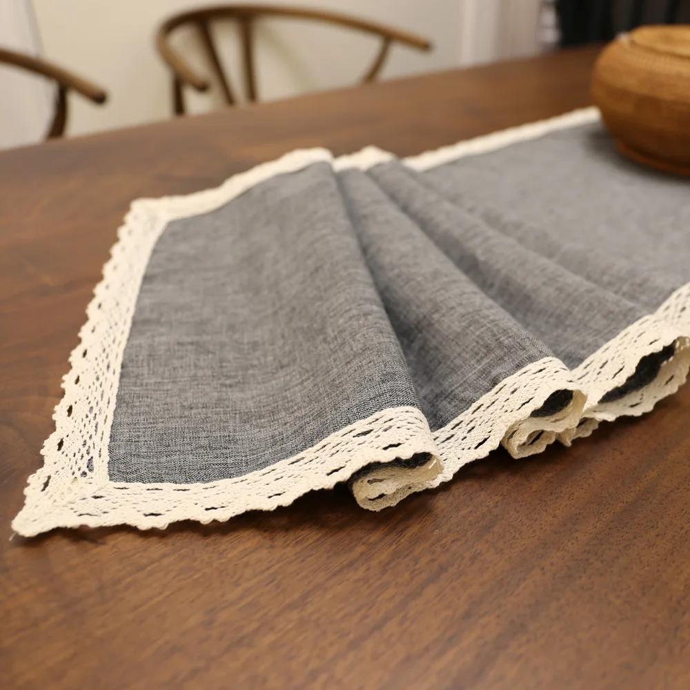 30x250CM Běhoun na stůl Juta Krajka Juta TV stolek Běhouny na stůl Rustikální Juta Imitace Lnu Svatba Večírek Domácí Dekorace