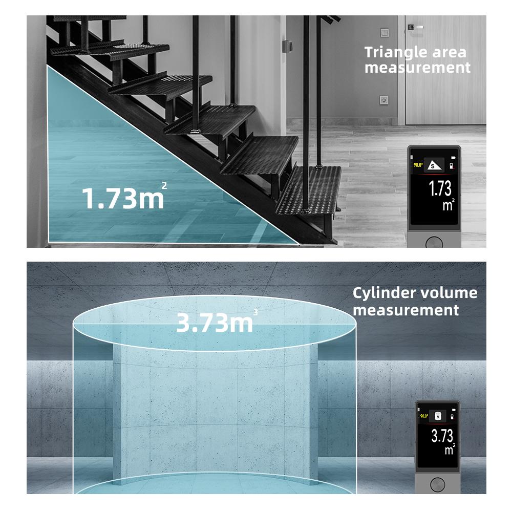 MiLESEEY D9 Laser Distance Meter,Bluetooth Laser Tape Measure,100M Laser Measure with Visual Aligning,Easily draw CAD