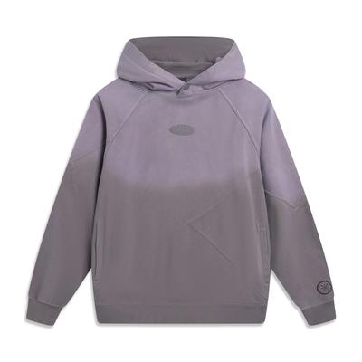 Li Ning Wade Series Gradient Hooded Loose Breathable Casual Sweatshirt Men Sweatshirt AWDV255-8