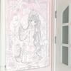 Kawaii Piano  Melody Maid Anime Tapestry Cute Lolita Girls Print Wall Hanging for Teen Girl Bedroom Dorm Door Decor