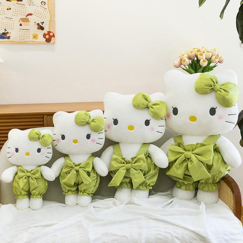 Hello Kitty Cross-Back Overalls Plush Doll Gift