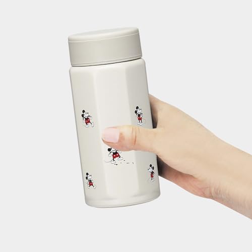 Skater Stainless Steel Mug Bottle 350ml Easy To Hold Octagonal Thermal/Cold Water Bottle Disney Mickey Mouse STO4-A