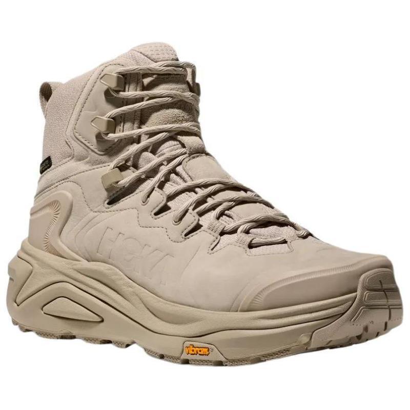 HOKA ONE ONE Kaha 3 Mid Gore Tex Raw Linen Oat Milk Women's Sneakers 1162531-RWL