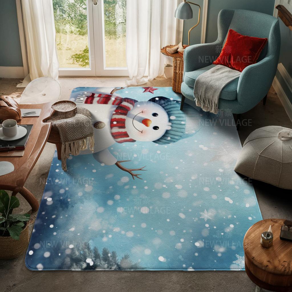 Koberec ke vchodu do domu Rohožka ke dveřím do domu Obývací pokoj Vana Koupelna Protiskluzové koberce s absorpcí vody vana Veselé Vánoce zima
