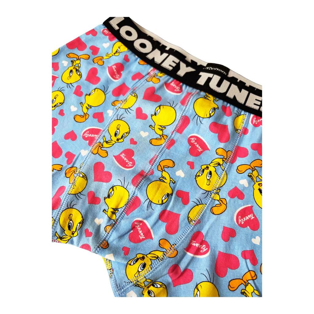 Small Planet Looney Tunes Boxer Briefs Tweety Hearts L
