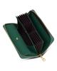 Long Genuine Large Coin Easy Access to Accordion Zipper Vertical Card Wallet [Aoita] Women's Wallet, Leather, Capacity, Box-Type Purse, Coins, Style,