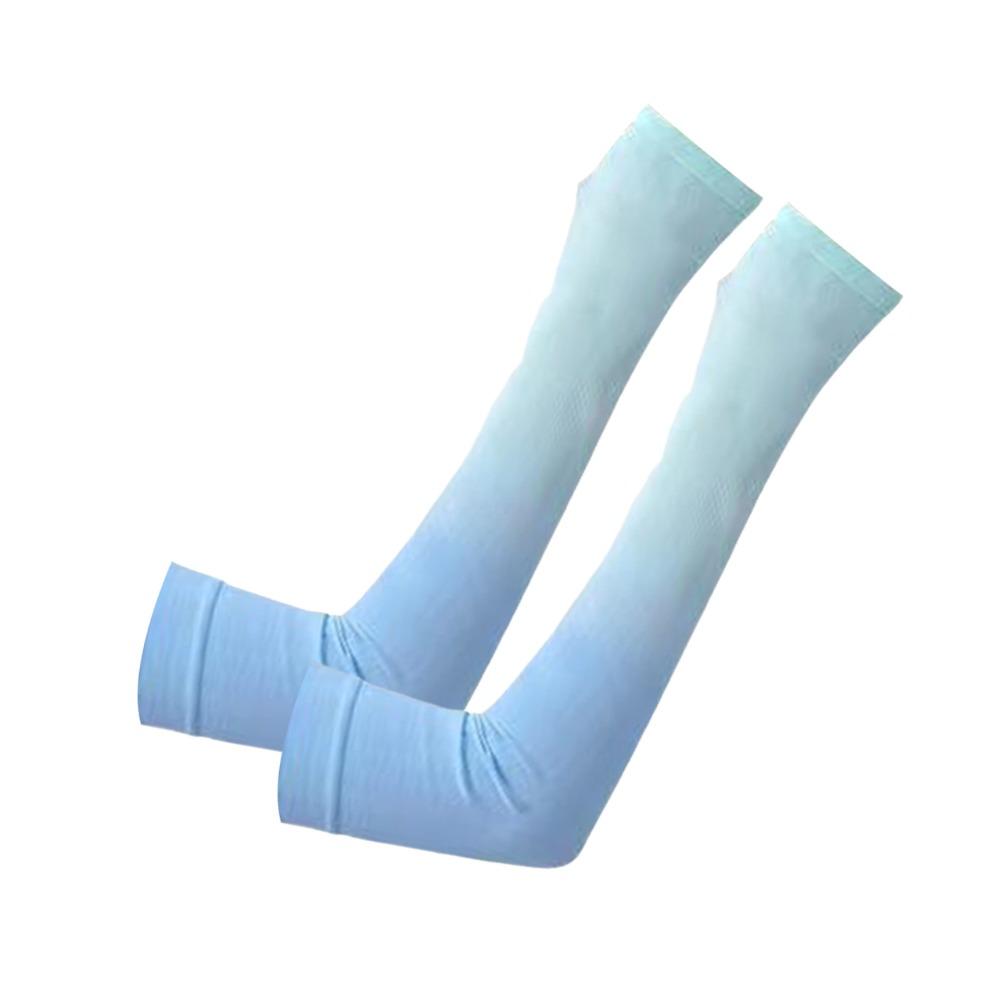 1pair UPF 50+ Arm Covers UV Protection Compression Sleeve Portable Cooling Arm Sleeves  Cycling