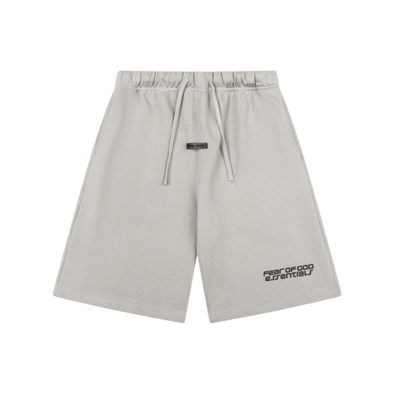 Fear Of God Essentials Herren Locker Übergröße Baumwolle Sportshorts Kordelzug Sommer Streetwear Knielang Jogginghose
