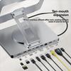 Multifunction 10 In 1 Docking Station With USB Hub Card Reader RJ45 For Tablet Holder Docking Station Laptop Foldable Universal Bracket Holder
