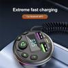 Q21 Fast Charge Bluetooth Car Charger & MP3 Player with 3-Port Cigarette Lighter